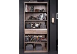 Étagère 90x40 Palissandre Laqué Smoked Oak SYDNEY #240 -Massivmoebel24 09 350 778 0140 3