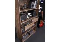 Étagère 90x40 Palissandre Laqué Smoked Oak SYDNEY #240 -Massivmoebel24 09 350 778 0140 4