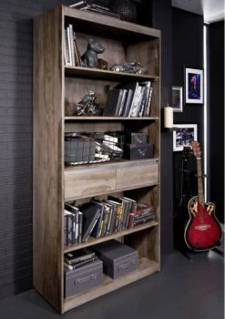 Étagère 90x40 Palissandre Laqué Smoked Oak SYDNEY #240 -Massivmoebel24 09 350 778 0140 5