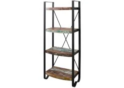 Étagère 60x35 Bois De Récupération Laqué Multicolore INDUSTRIAL #45 15 Étagère 60x35 Bois De Récupération Laqué Multicolore INDUSTRIAL #45 -Massivmoebel24 09 350 811 0042 9