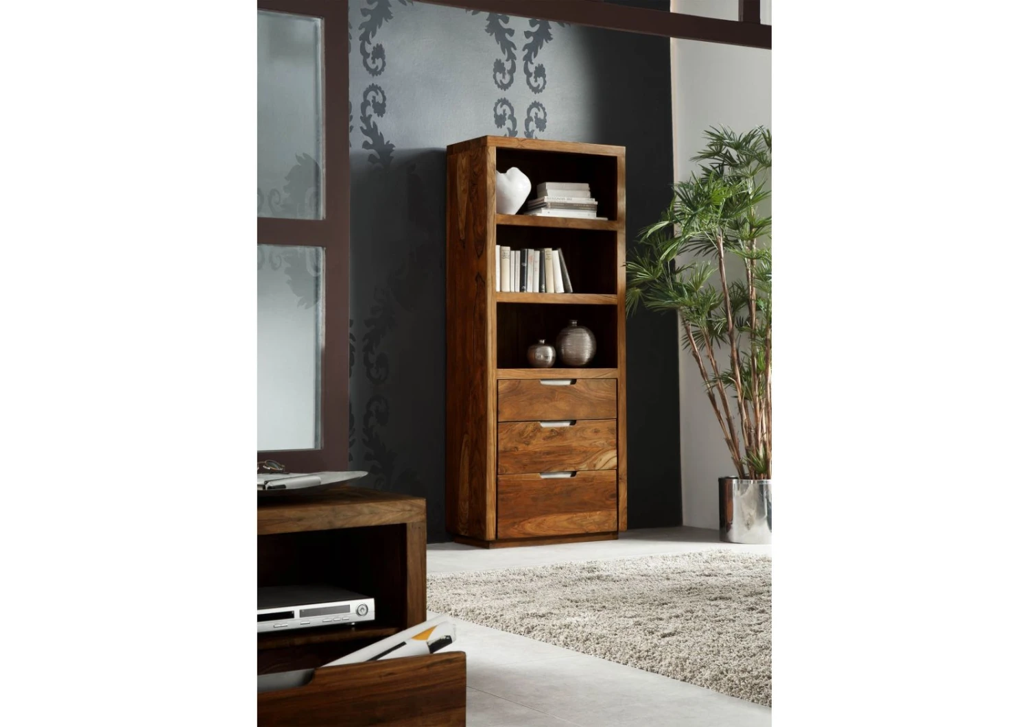 Étagère 78x40 Palissandre Laqué Noisette DUKE #115 1 Étagère 78x40 Palissandre Laqué Noisette DUKE #115