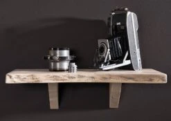 Étagère Murale 60x30 Acacia Laqué Natural Stone FREEFORM #137 7 Étagère Murale 60x30 Acacia Laqué Natural Stone FREEFORM #137 -Massivmoebel24 09 350 814 0137 3