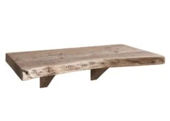 Étagère Murale 60x30 Acacia Laqué Natural Stone FREEFORM #137 9 Étagère Murale 60x30 Acacia Laqué Natural Stone FREEFORM #137 -Massivmoebel24 09 350 814 0137 9