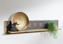 Étagère Murale 108x22 Palissandre Teinté Brun TURIN #19 -Massivmoebel24 09 350 878 0004 10 1