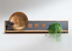 Étagère Murale 108x22 Palissandre Teinté Brun TURIN #19 -Massivmoebel24 09 350 878 0004 3 1