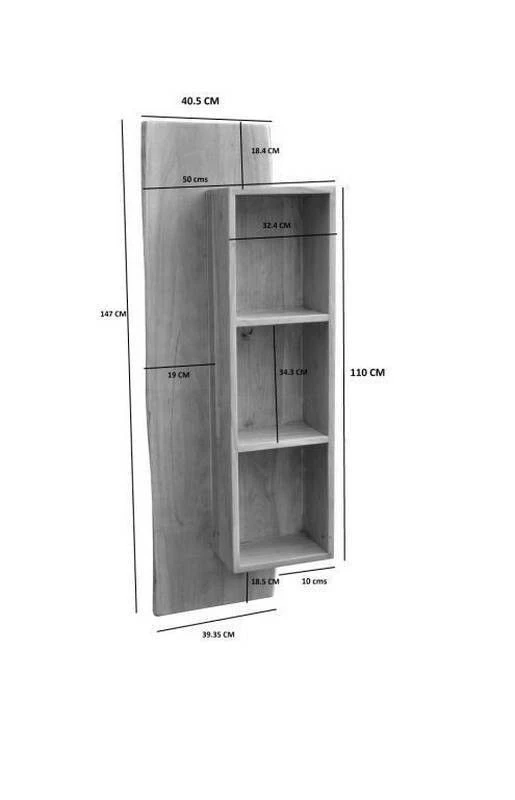 Étagère Murale 50x22 Acacia Laqué Bois Naturel PURE ACACIA #101 7 Étagère Murale 50x22 Acacia Laqué Bois Naturel PURE ACACIA #101 – Image 7