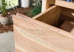 Étagère 71x45 Acacia Laqué Bois Naturel PURE ACACIA #111 -Massivmoebel24 09 350 886 0111 5