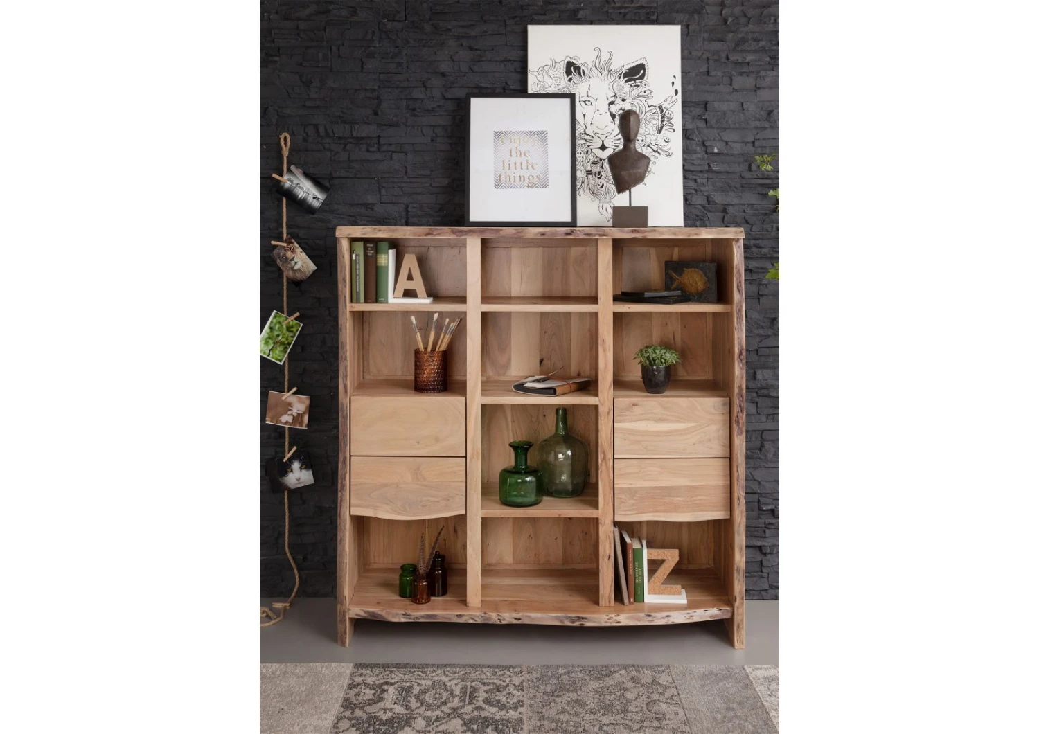 Étagère 142x45 Acacia Laqué Bois Naturel PURE ACACIA #112 3 Étagère 142x45 Acacia Laqué Bois Naturel PURE ACACIA #112 – Image 3