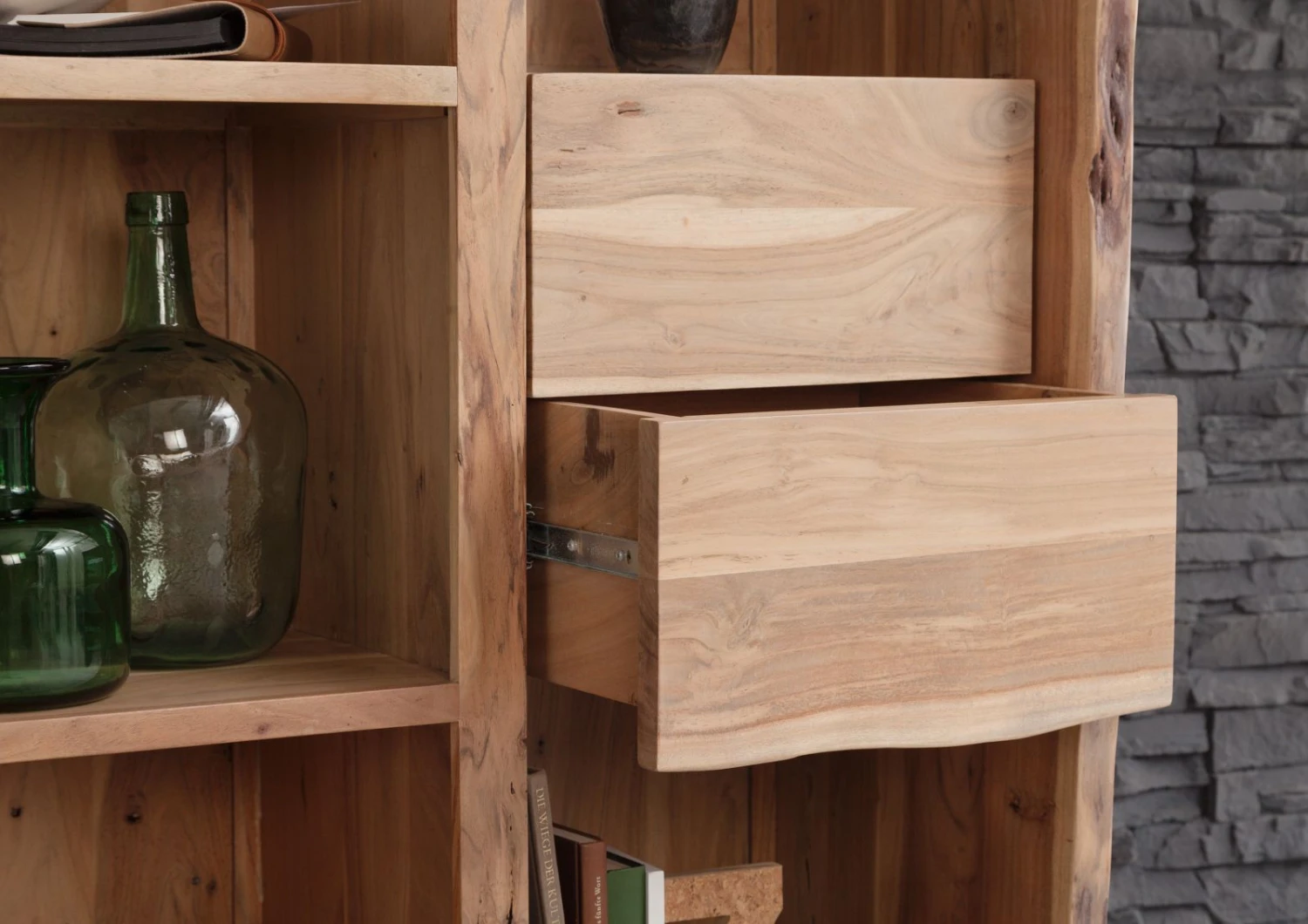 Étagère 142x45 Acacia Laqué Bois Naturel PURE ACACIA #112 6 Étagère 142x45 Acacia Laqué Bois Naturel PURE ACACIA #112 – Image 6