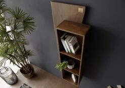 Étagère Murale 50x22 Acacia Laqué Brun PURE ACACIA #201 7 Étagère Murale 50x22 Acacia Laqué Brun PURE ACACIA #201 -Massivmoebel24 09 350 886 2001 2