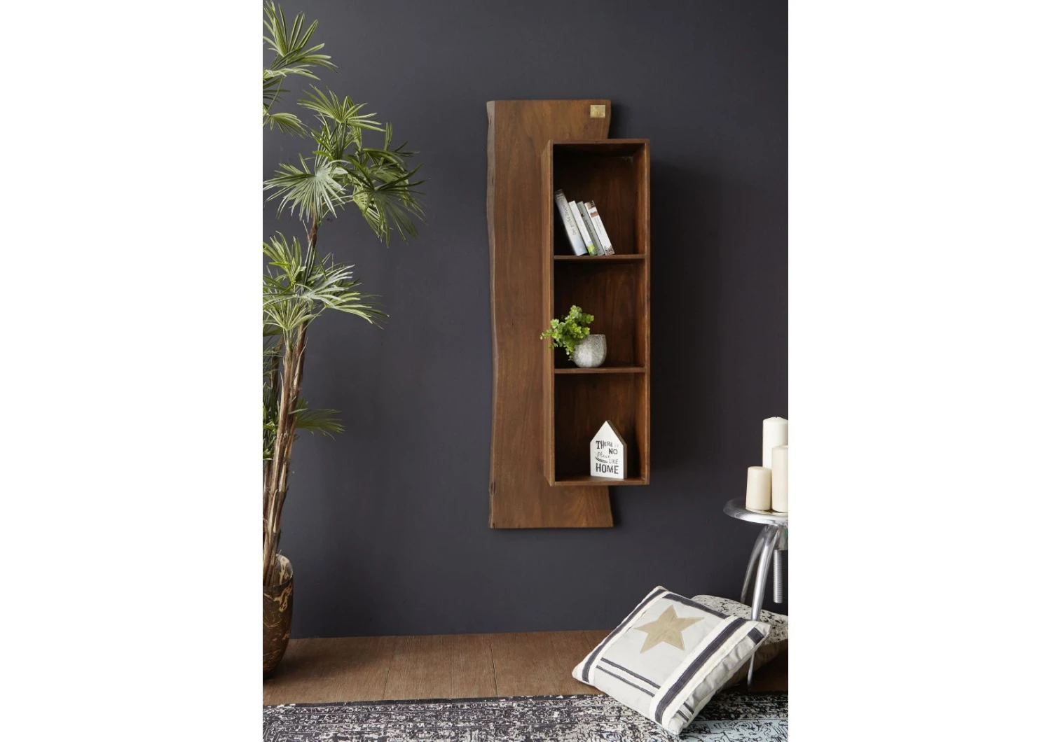Étagère Murale 50x22 Acacia Laqué Brun PURE ACACIA #201 3 Étagère Murale 50x22 Acacia Laqué Brun PURE ACACIA #201 – Image 3