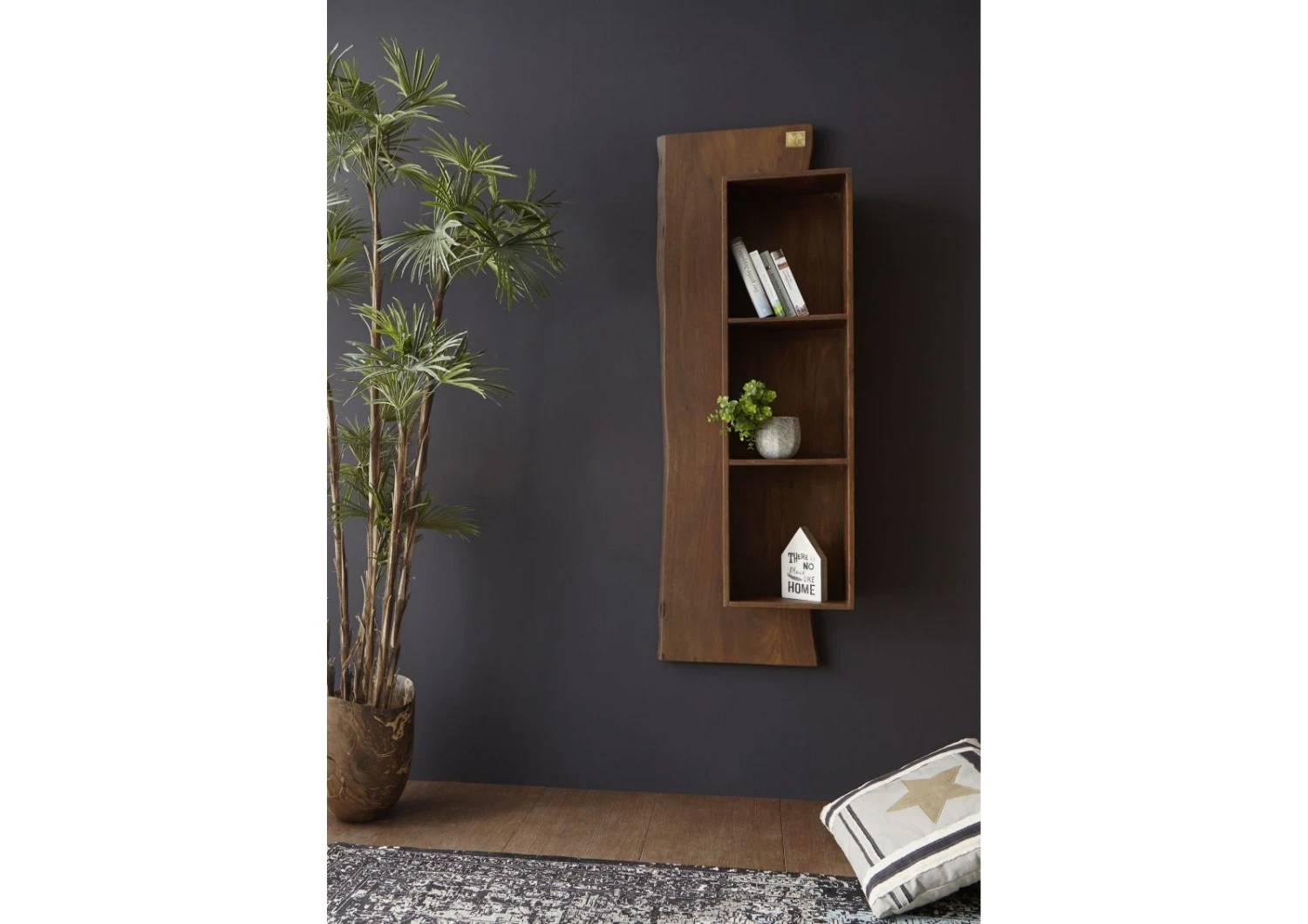 Étagère Murale 50x22 Acacia Laqué Brun PURE ACACIA #201 4 Étagère Murale 50x22 Acacia Laqué Brun PURE ACACIA #201 – Image 4