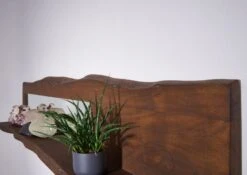 Étagère Murale 191x22 Acacia Laqué Brun Miroir Inclu PURE ACACIA #204 10 Étagère Murale 191x22 Acacia Laqué Brun Miroir Inclu PURE ACACIA #204 -Massivmoebel24 09 350 886 2004 4