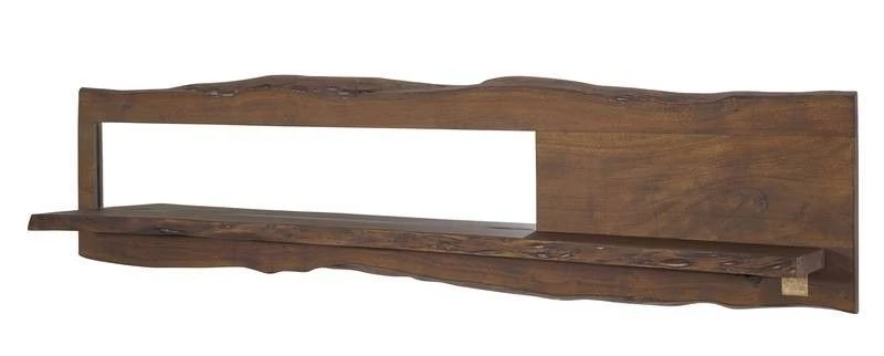 Étagère Murale 191x22 Acacia Laqué Brun Miroir Inclu PURE ACACIA #204 5 Étagère Murale 191x22 Acacia Laqué Brun Miroir Inclu PURE ACACIA #204 – Image 5