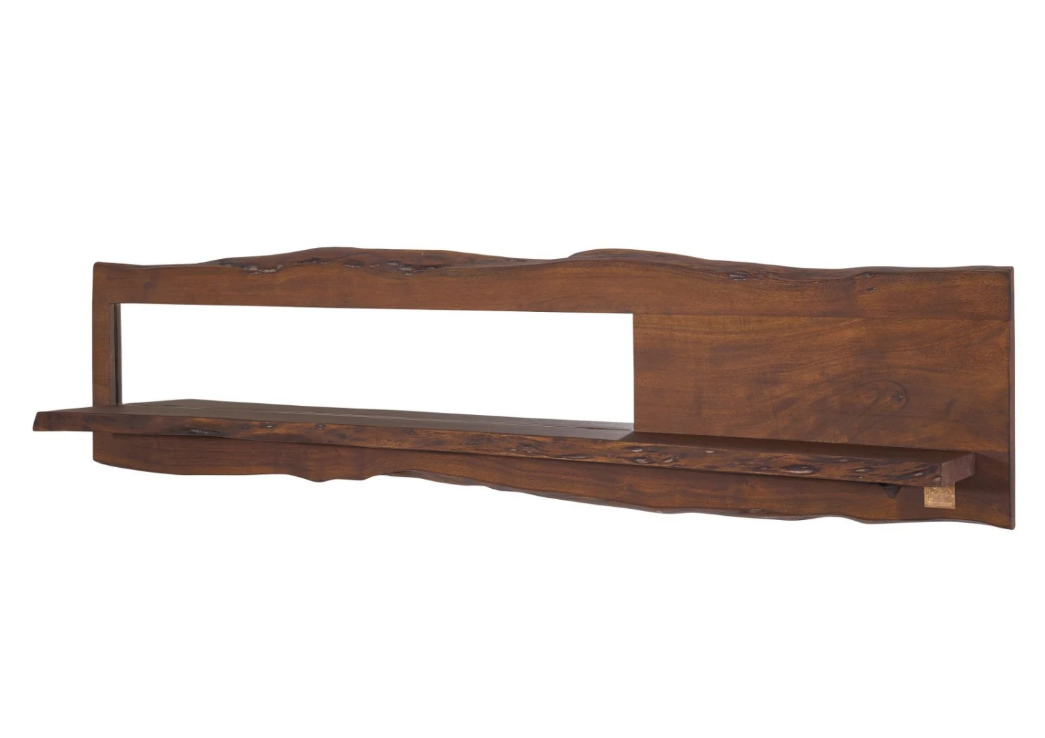 Étagère Murale 191x22 Acacia Laqué Brun Miroir Inclu PURE ACACIA #204 7 Étagère Murale 191x22 Acacia Laqué Brun Miroir Inclu PURE ACACIA #204 – Image 7