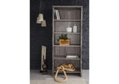 Étagère 81x45 Acacia Laqué Gris Taupe PURE ACACIA #408 -Massivmoebel24 09 350 886 4008 3