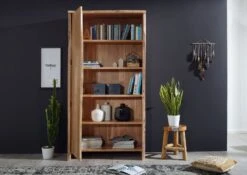 Étagère 105x45 Acacia Laqué Bois Naturel PURE ACACIA #710 -Massivmoebel24 09 350 886 7010 3