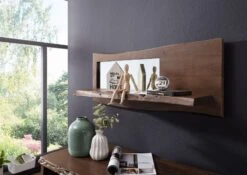 Étagère Murale 101x22 Acacia Laqué Brun PURE ACACIA #807