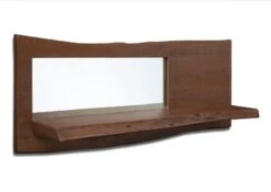 Étagère Murale 101x22 Acacia Laqué Brun PURE ACACIA #807 9 Étagère Murale 101x22 Acacia Laqué Brun PURE ACACIA #807 -Massivmoebel24 09 350 886 8007 9