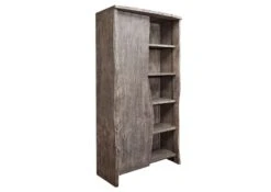 Étagère 105x45 Acacia Laqué Gris Taupe PURE ACACIA #910 -Massivmoebel24 09 350 886 9010 9