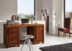 Bureau 150x75 Palissandre Laqué Life Honey METRO LIFE #119