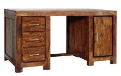 Bureau 150x75 Palissandre Laqué Life Honey METRO LIFE #119 -Massivmoebel24 09 360 520 1019 10