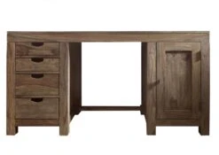 Bureau 150x75 Palissandre Huilé Gris Taupe NATURE GREY #70 15 Bureau 150x75 Palissandre Huilé Gris Taupe NATURE GREY #70 -Massivmoebel24 09 360 550 0070 9