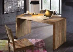 Bureau 148x75 Palissandre Huilé Gris Taupe NATURE GREY #710