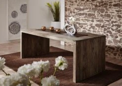 Bureau 200x90 Palissandre Huilé Gris Taupe NATURE GREY #712