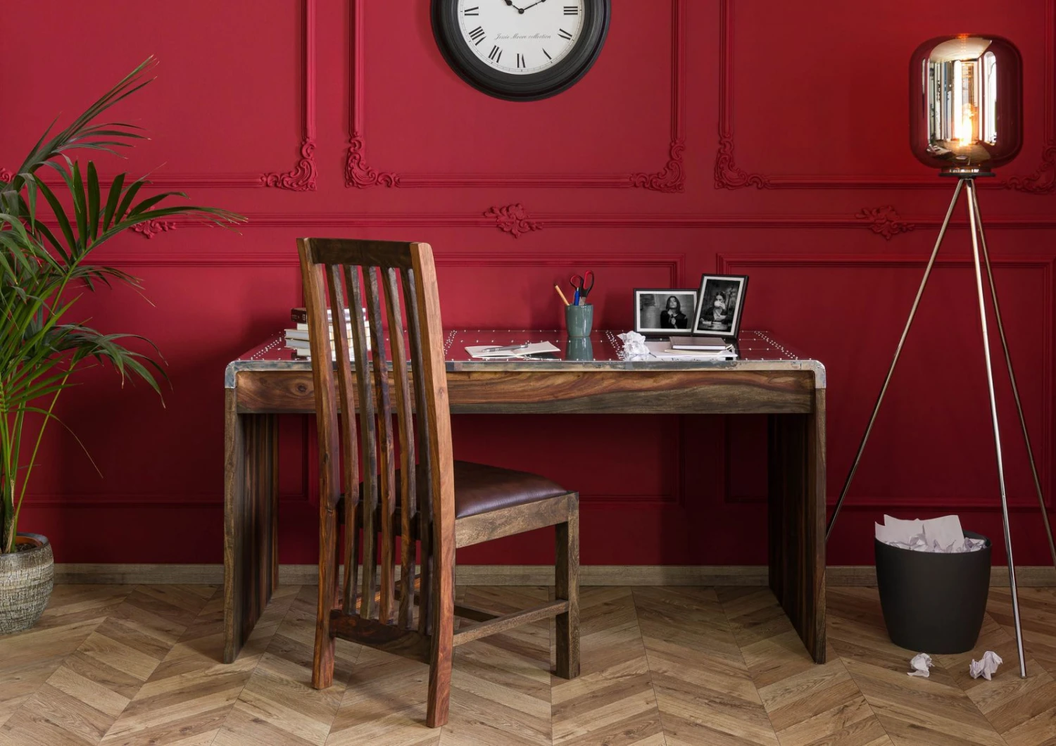 Bureau 150x70 Palissandre Huilé Gris Taupe TAMBORA #780 1 Bureau 150x70 Palissandre Huilé Gris Taupe TAMBORA #780