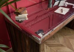 Bureau 150x70 Palissandre Huilé Gris Taupe TAMBORA #780 16 Bureau 150x70 Palissandre Huilé Gris Taupe TAMBORA #780 -Massivmoebel24 09 360 556 1080 7