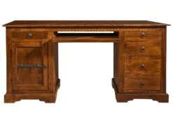 Bureau 158x54 Acacia Laqué Miel OXFORD #0522 -Massivmoebel24 09 360 610 0P18 9