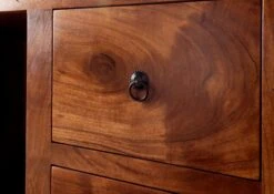 Bureau 180x80 Acacia Laqué Miel OXFORD #0529 -Massivmoebel24 09 360 610 0P21 7