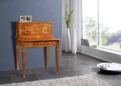 Bureau 85x68 Acacia Laqué Miel OXFORD #0507