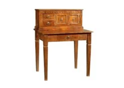Bureau 85x68 Acacia Laqué Miel OXFORD #0507 -Massivmoebel24 09 360 610 0P26 9