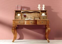 Bureau 130x60 Acacia Laqué Miel OXFORD #0514