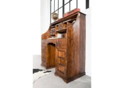 Secrétaire 128x58 Acacia Laqué Miel OXFORD #0516 -Massivmoebel24 09 360 610 0P39 4