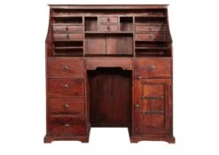 Secrétaire 128x58 Acacia Laqué Nougat OXFORD #516 11 Secrétaire 128x58 Acacia Laqué Nougat OXFORD #516 -Massivmoebel24 09 360 620 0P39 9