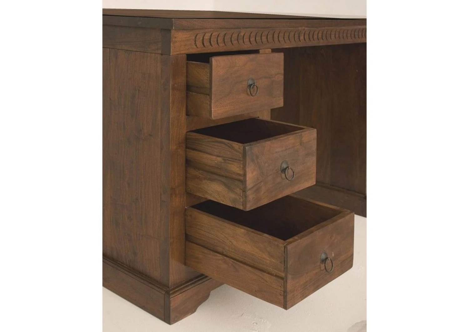 Bureau 150x85 Acacia Laqué Nougat OXFORD #420 2 Bureau 150x85 Acacia Laqué Nougat OXFORD #420 – Image 2