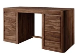 Bureau 150x75 Palissandre Teinté Smoked Cherry TORONTO #148 -Massivmoebel24 09 360 665 0049 9