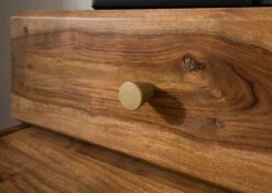 ANCONA #150 Bureau En Bois De Sheesham - Laqué / Marron 120x60x95 -Massivmoebel24 09 360 699 1017 05