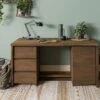 PURE MANGO #110 Bureau En Bois De Manguier - Huilé / Marron 150x75x78