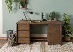 PURE MANGO #110 Bureau En Bois De Manguier - Huilé / Marron 150x75x78