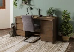 PURE MANGO #110 Bureau En Bois De Manguier - Huilé / Marron 150x75x78 -Massivmoebel24 09 360 724 1010 03