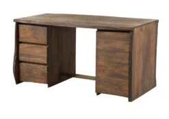 PURE MANGO #210 Bureau En Bois De Manguier - Huilé / Marron 150x75x78 -Massivmoebel24 09 360 724 2010 09