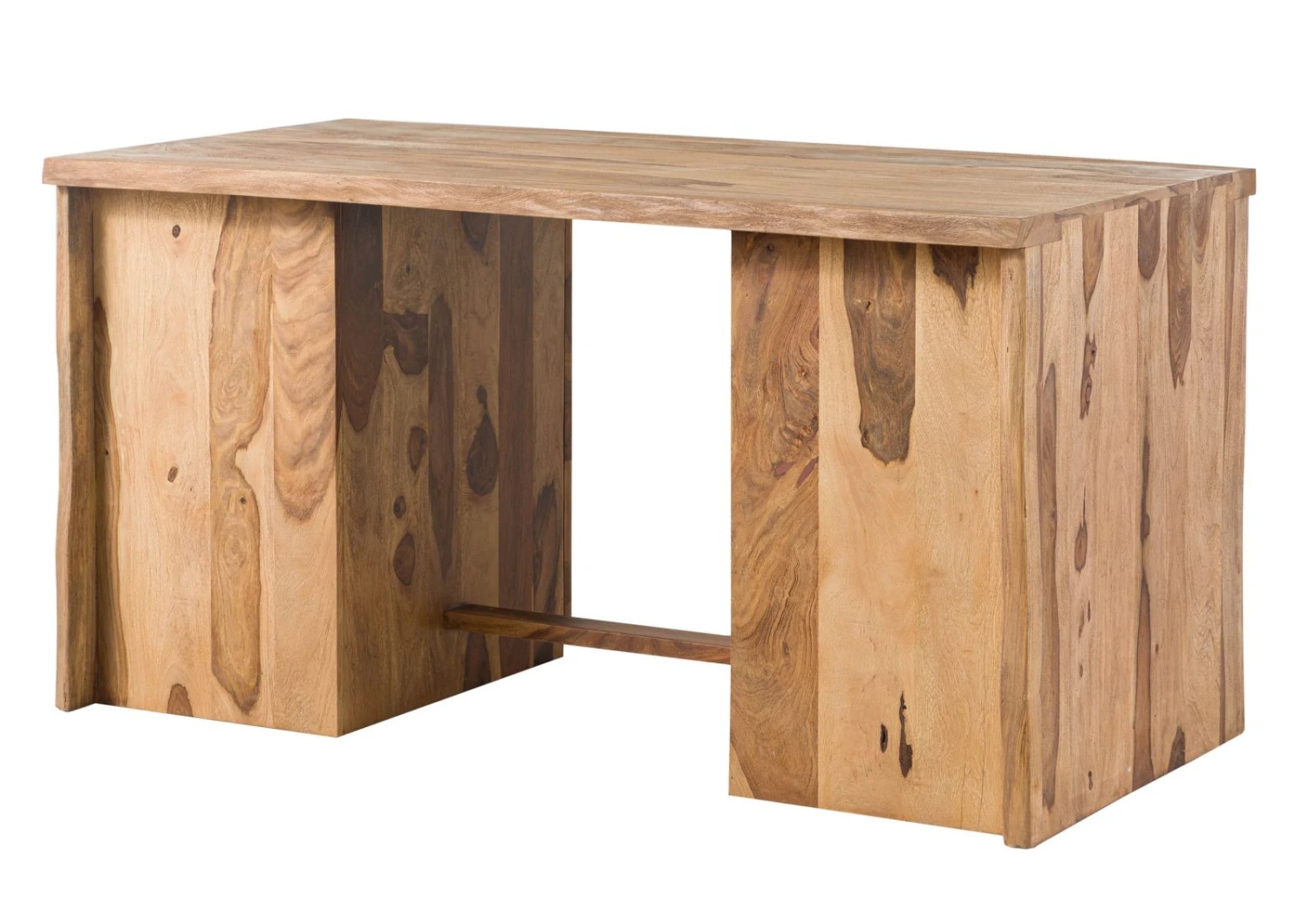 PURE SHEESHAM #210 Bureau En Sheesham - Laqué-sablé/naturel 150x75x78 10 PURE SHEESHAM #210 Bureau En Sheesham - Laqué-sablé/naturel 150x75x78 – Image 10