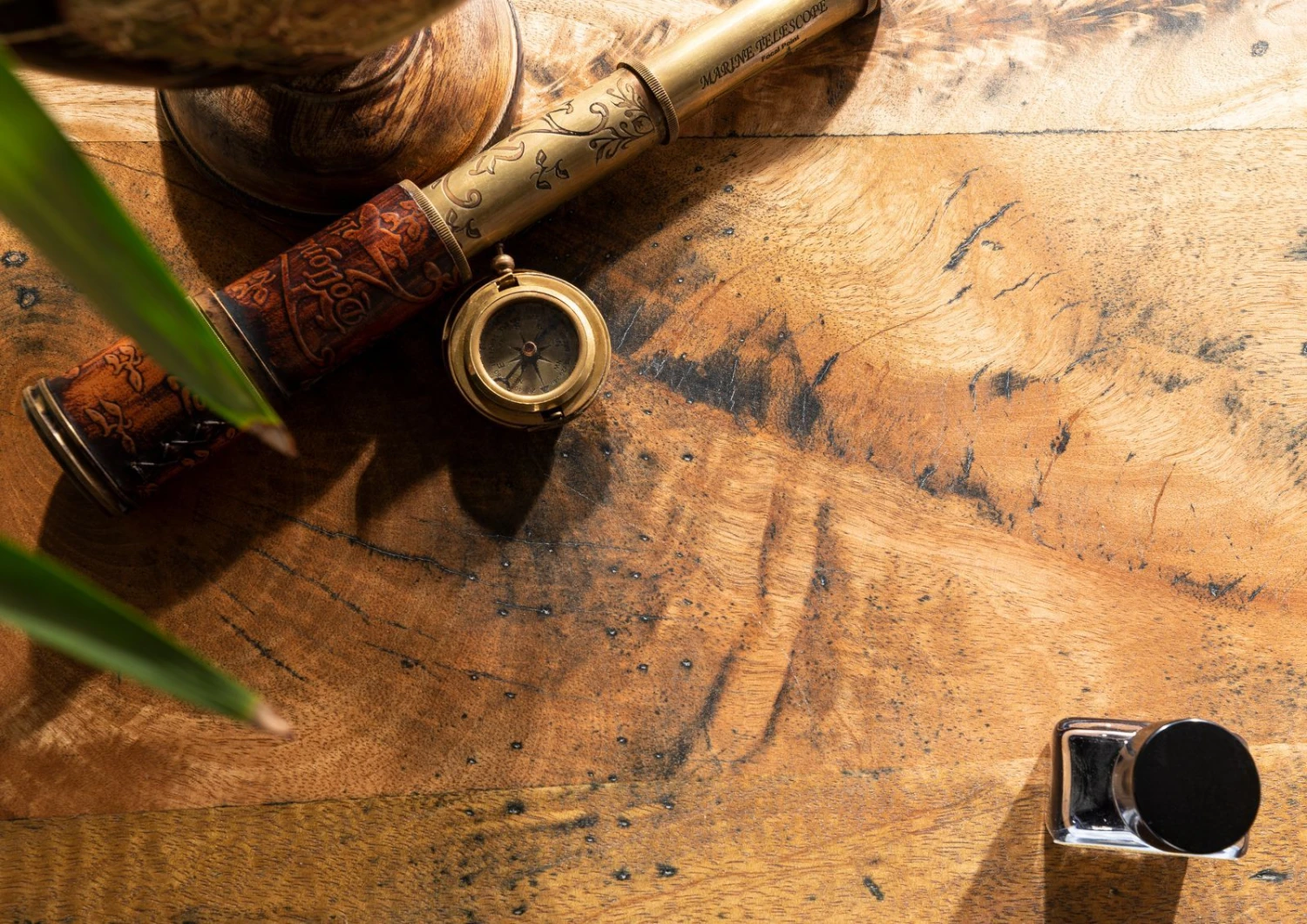 Bureau 140x80 Manguier Laqué Bois Naturel RAILWAY #161 6 Bureau 140x80 Manguier Laqué Bois Naturel RAILWAY #161 – Image 6