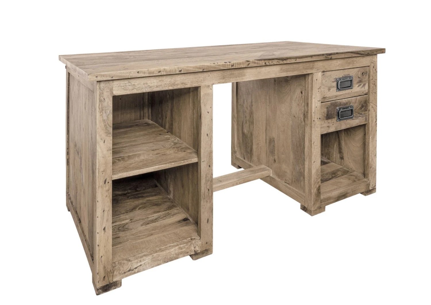 Bureau 140x80 Manguier Laqué Whitewash RAILWAY #361 9 Bureau 140x80 Manguier Laqué Whitewash RAILWAY #361 – Image 9