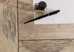 Bureau En Bois De Manguier Laqué Blanc RAILWAY #2004 -Massivmoebel24 09 360 772 2104 06