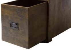 Bureau En Bois De Manguier Huilé RAILWAY #429 -Massivmoebel24 09 360 772 3025 06